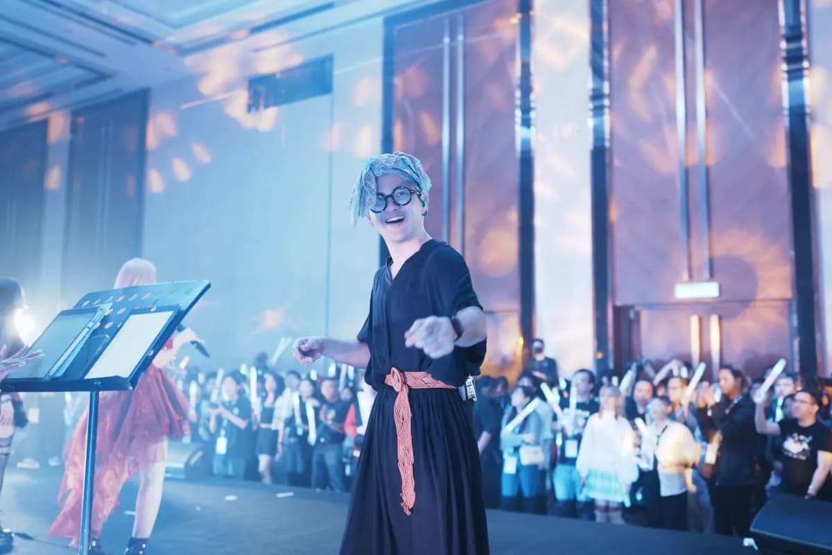 Cosplay competition stage